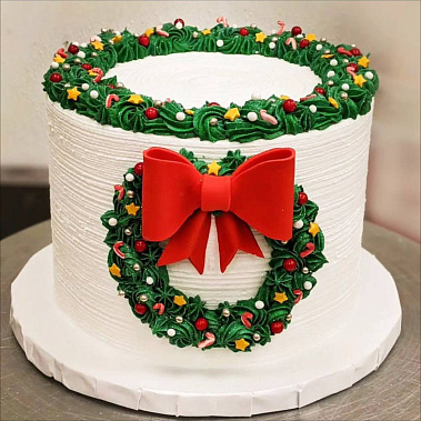 «Рождественский венок» купить - новороссийск.сладкоежкин.рф
