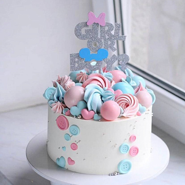 Торт "Girl or Boy" купить - новороссийск.сладкоежкин.рф