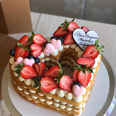 Торт «Сердце» купить - новороссийск.сладкоежкин.рф