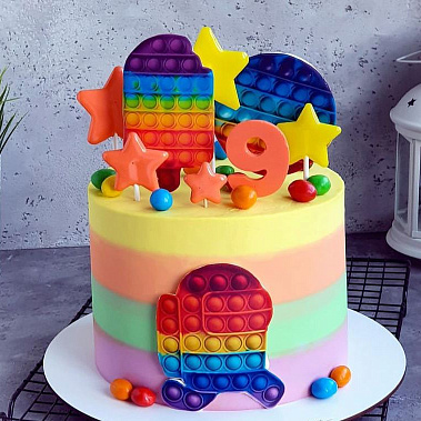 "Радужный поп-ит" купить - новороссийск.сладкоежкин.рф