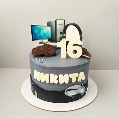 Торт "Компьютер" купить - новороссийск.сладкоежкин.рф