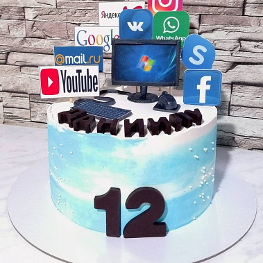 Торт "Соц-сети" купить - новороссийск.сладкоежкин.рф