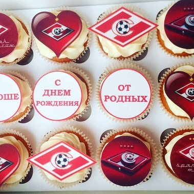Капкейки "Спартак" купить - новороссийск.сладкоежкин.рф