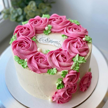 "Розовый венок" купить - новороссийск.сладкоежкин.рф