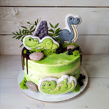 Торт "Динозавры" купить - новороссийск.сладкоежкин.рф